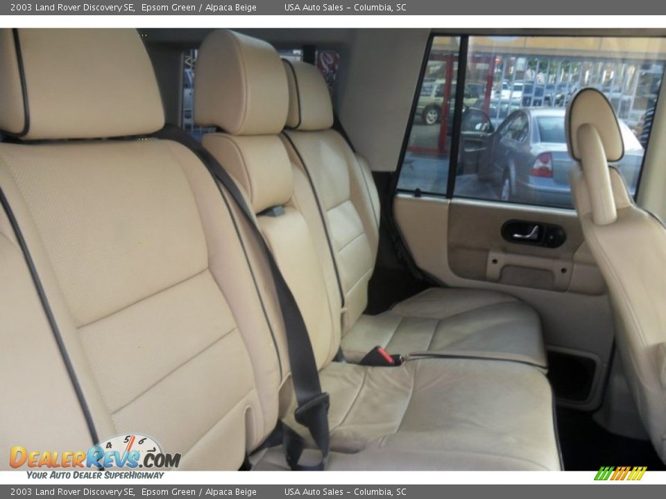 2003 Land Rover Discovery SE Epsom Green / Alpaca Beige Photo #17