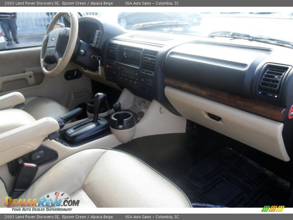 2003 Land Rover Discovery SE Epsom Green / Alpaca Beige Photo #19