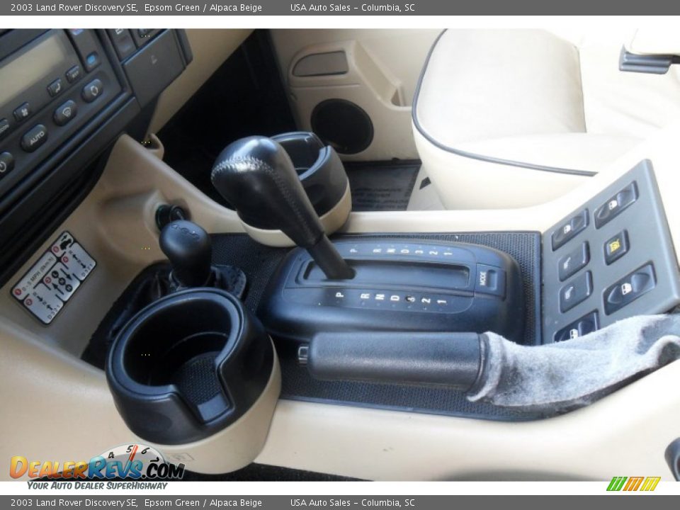 2003 Land Rover Discovery SE Epsom Green / Alpaca Beige Photo #25