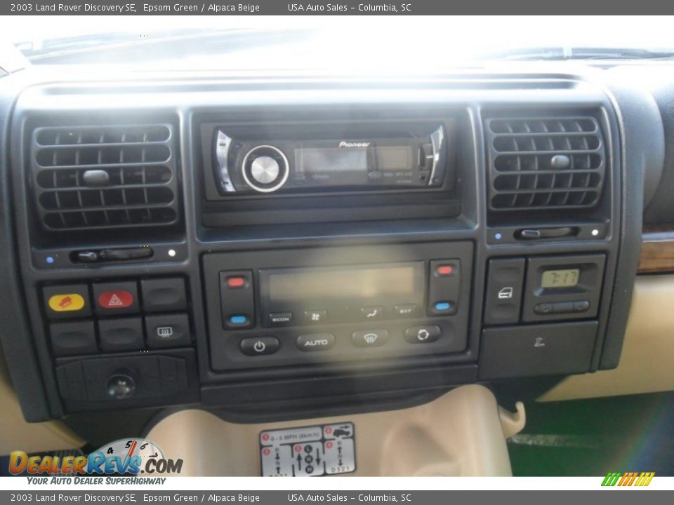 2003 Land Rover Discovery SE Epsom Green / Alpaca Beige Photo #27