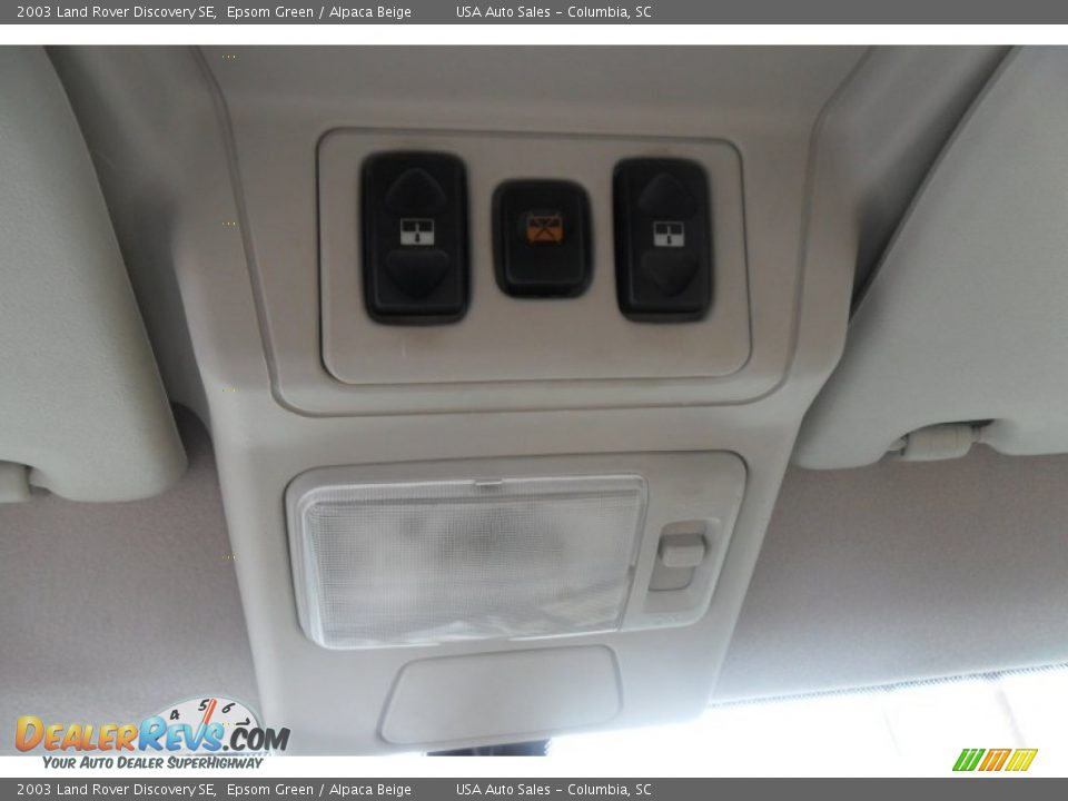 2003 Land Rover Discovery SE Epsom Green / Alpaca Beige Photo #29