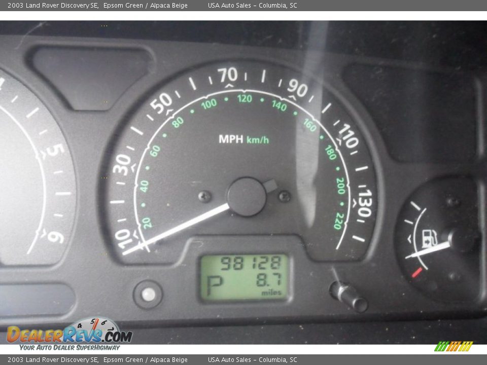 2003 Land Rover Discovery SE Epsom Green / Alpaca Beige Photo #34