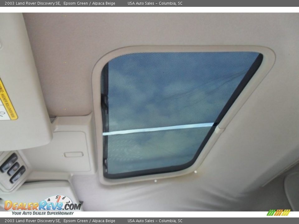 2003 Land Rover Discovery SE Epsom Green / Alpaca Beige Photo #36