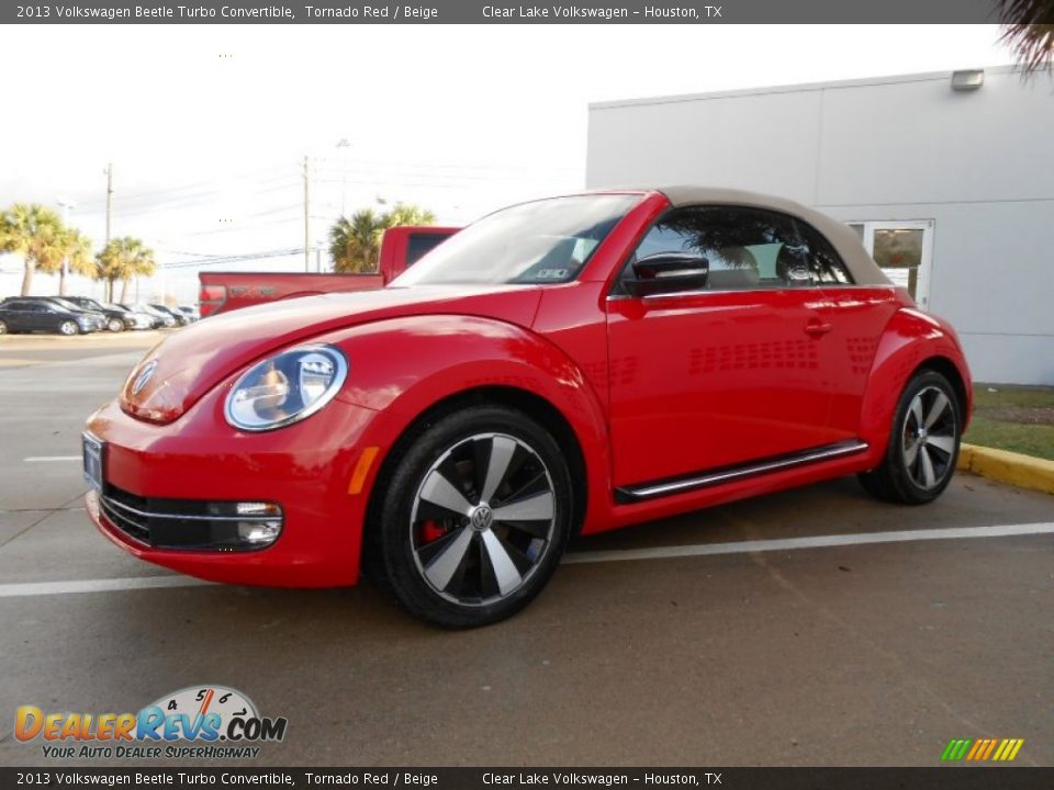 Front 3/4 View of 2013 Volkswagen Beetle Turbo Convertible Photo #3