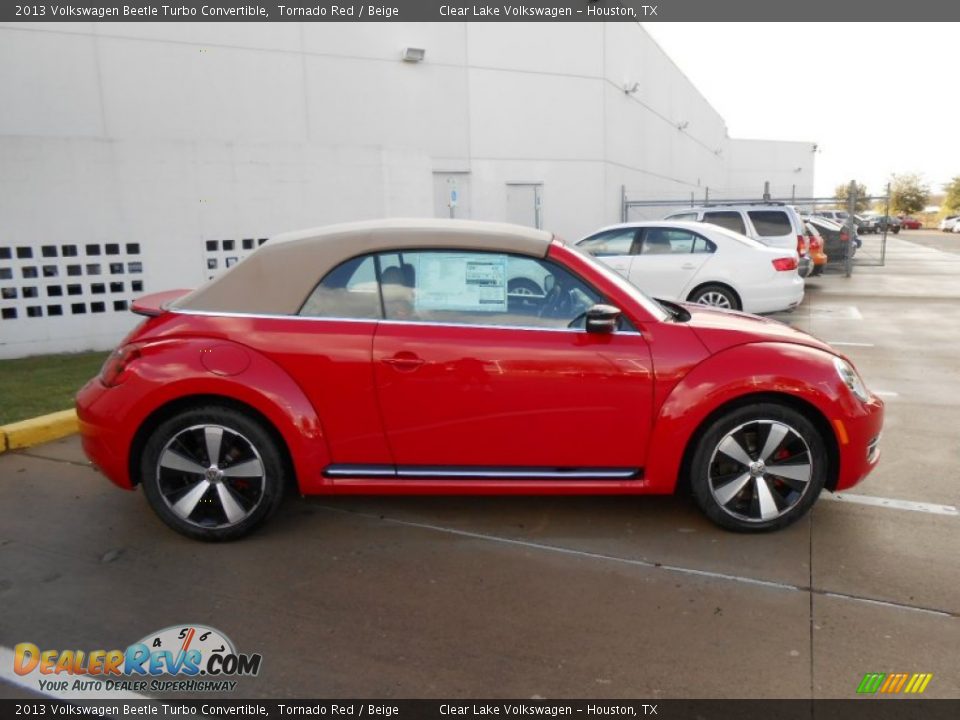 Tornado Red 2013 Volkswagen Beetle Turbo Convertible Photo #8
