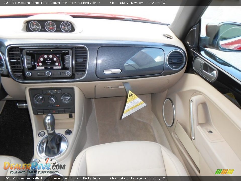 Dashboard of 2013 Volkswagen Beetle Turbo Convertible Photo #15