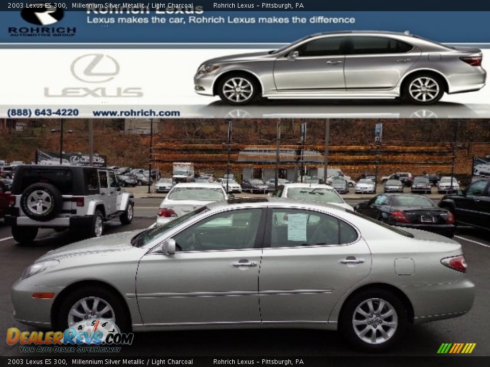 2003 Lexus ES 300 Millennium Silver Metallic / Light Charcoal Photo #1