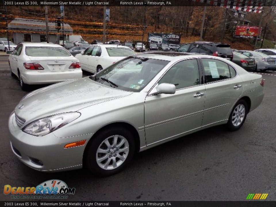 2003 Lexus ES 300 Millennium Silver Metallic / Light Charcoal Photo #2
