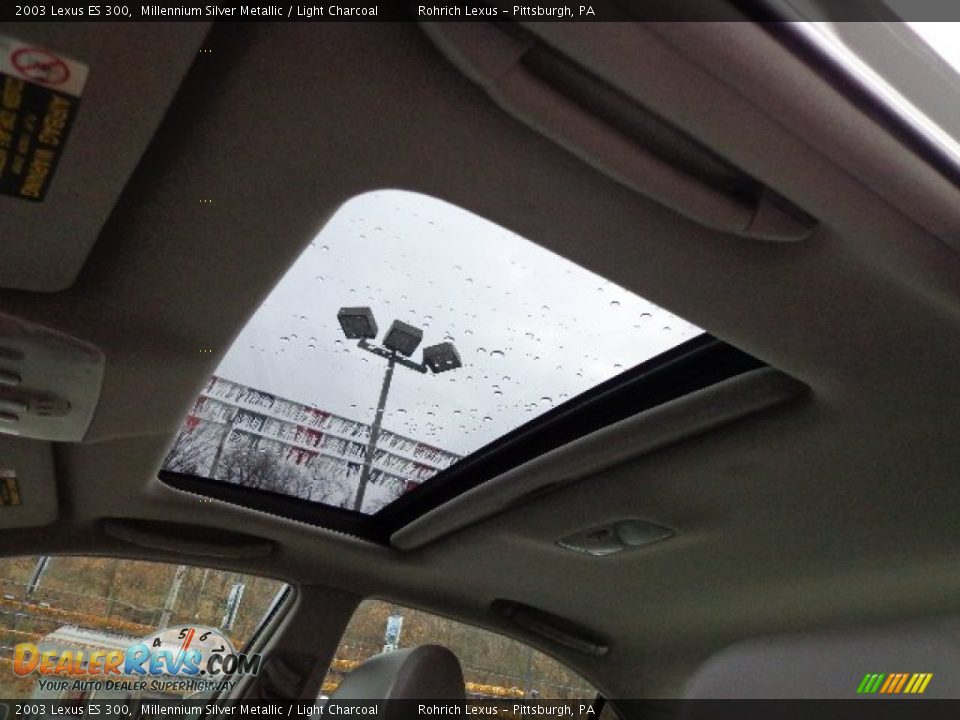 2003 Lexus ES 300 Millennium Silver Metallic / Light Charcoal Photo #7