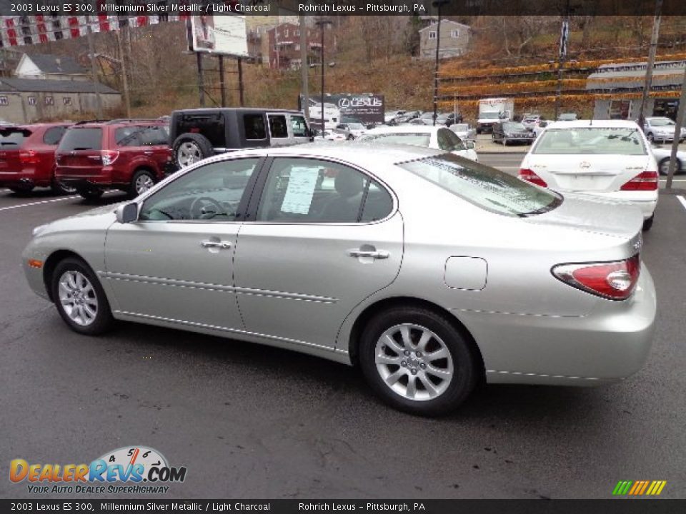 2003 Lexus ES 300 Millennium Silver Metallic / Light Charcoal Photo #9