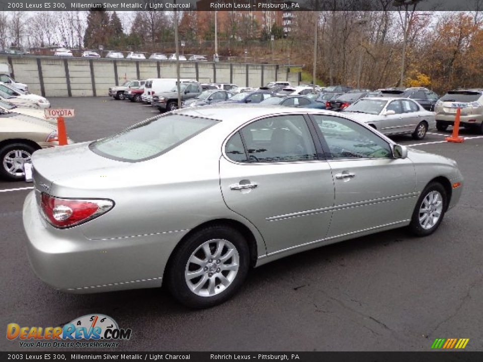 2003 Lexus ES 300 Millennium Silver Metallic / Light Charcoal Photo #11