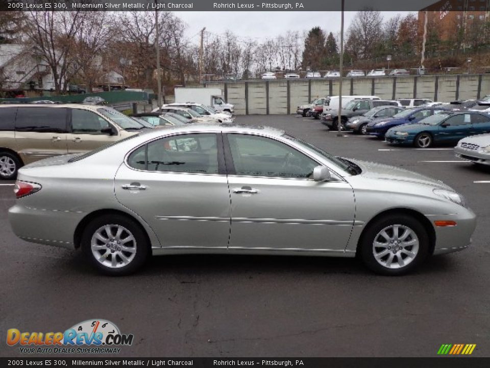 2003 Lexus ES 300 Millennium Silver Metallic / Light Charcoal Photo #12