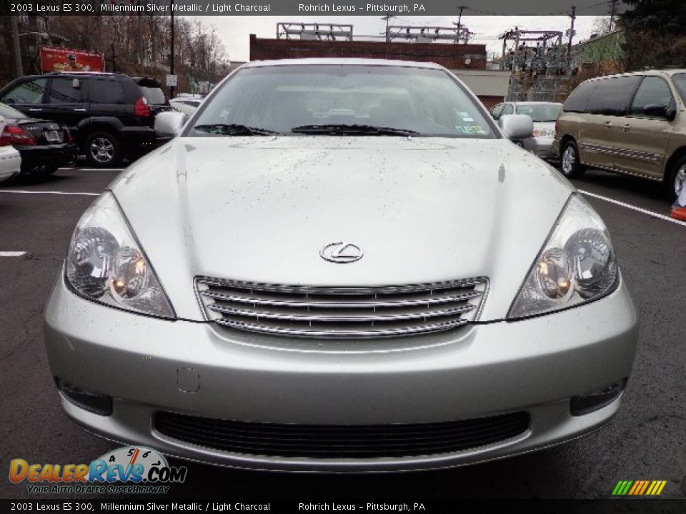 2003 Lexus ES 300 Millennium Silver Metallic / Light Charcoal Photo #13