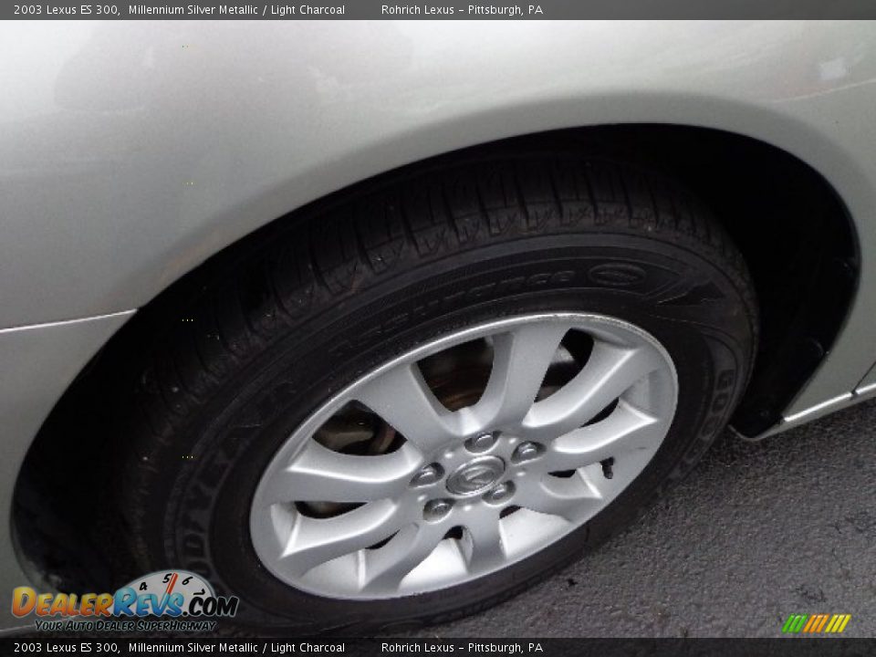 2003 Lexus ES 300 Millennium Silver Metallic / Light Charcoal Photo #14