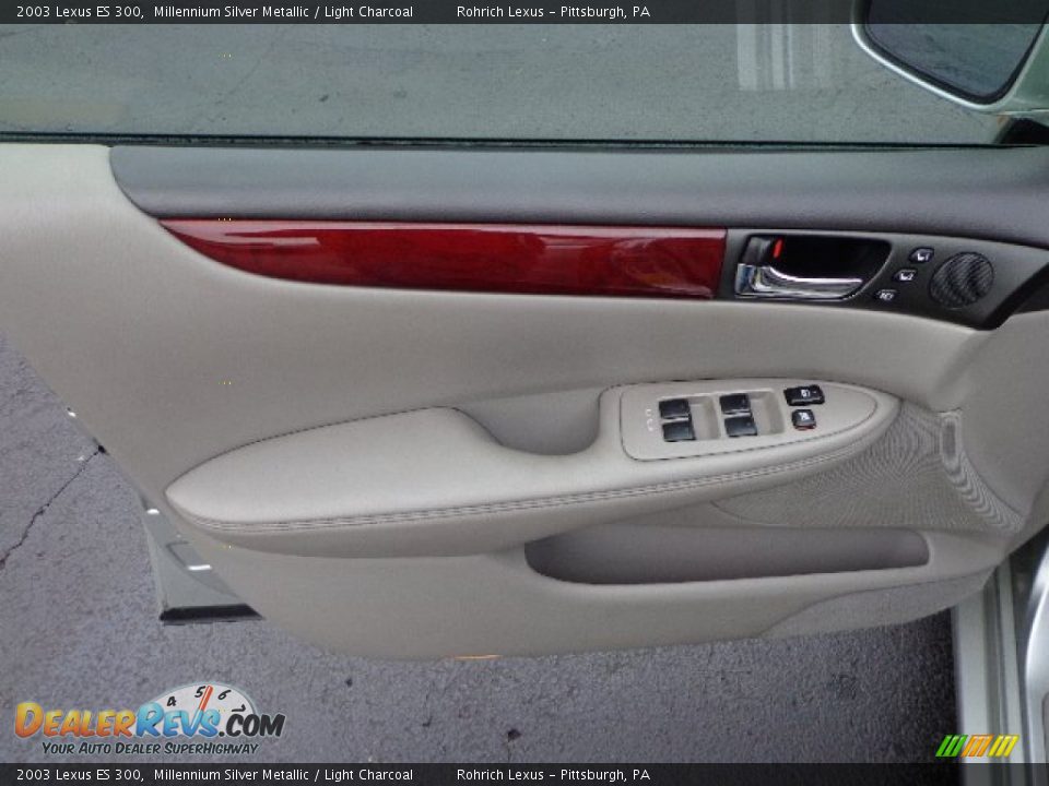 2003 Lexus ES 300 Millennium Silver Metallic / Light Charcoal Photo #16