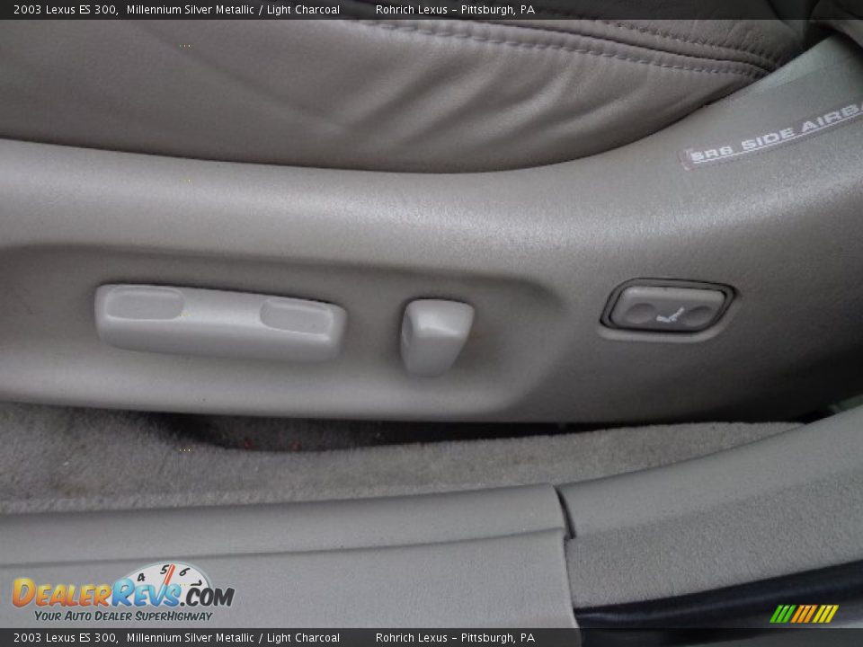 2003 Lexus ES 300 Millennium Silver Metallic / Light Charcoal Photo #17