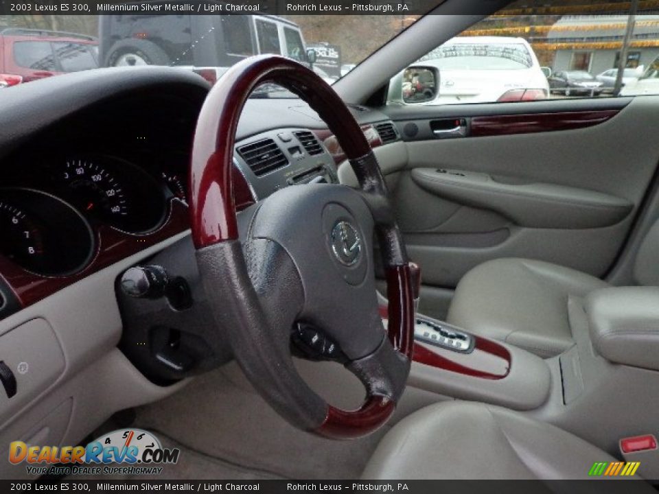 2003 Lexus ES 300 Millennium Silver Metallic / Light Charcoal Photo #18
