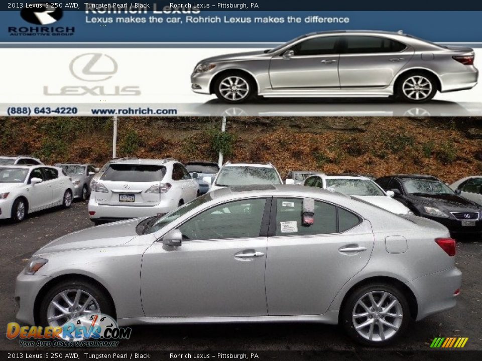2013 Lexus IS 250 AWD Tungsten Pearl / Black Photo #1