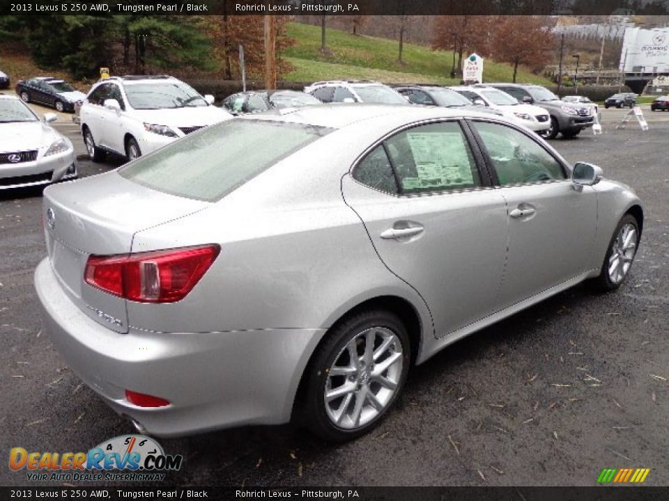 2013 Lexus IS 250 AWD Tungsten Pearl / Black Photo #4