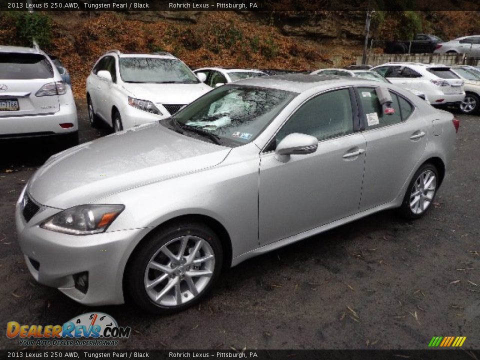 2013 Lexus IS 250 AWD Tungsten Pearl / Black Photo #7