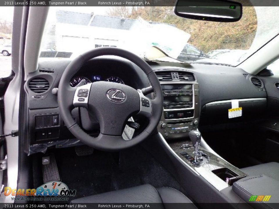 2013 Lexus IS 250 AWD Tungsten Pearl / Black Photo #11
