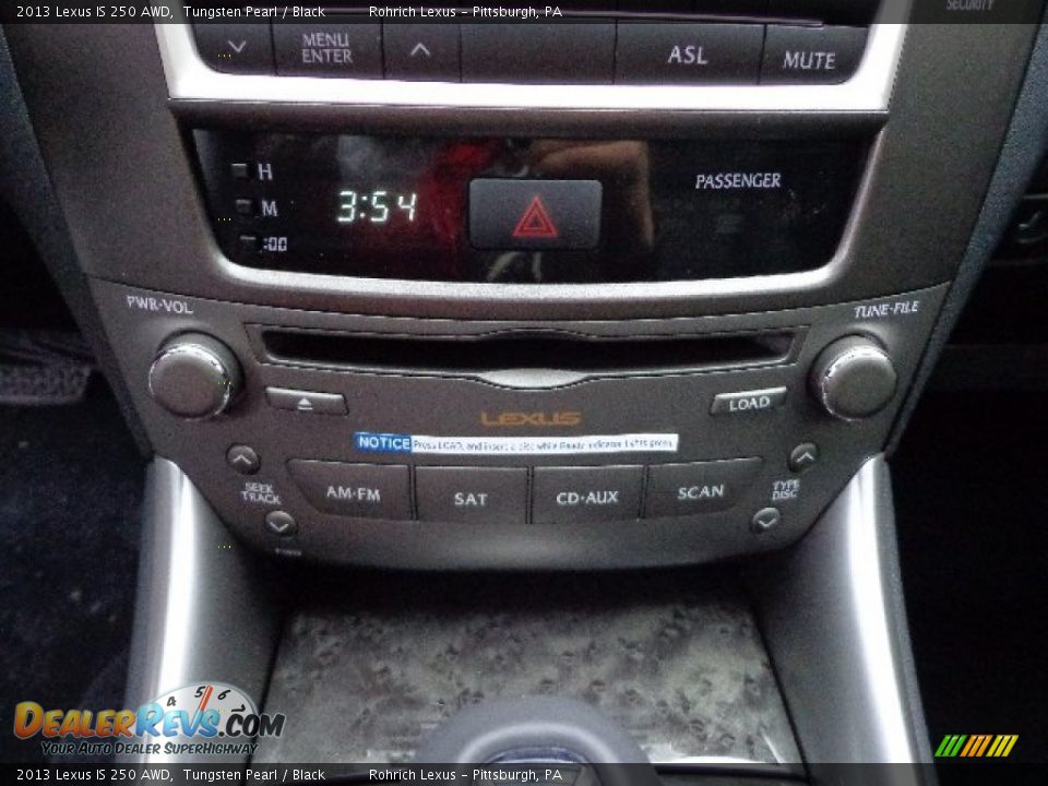 2013 Lexus IS 250 AWD Tungsten Pearl / Black Photo #19