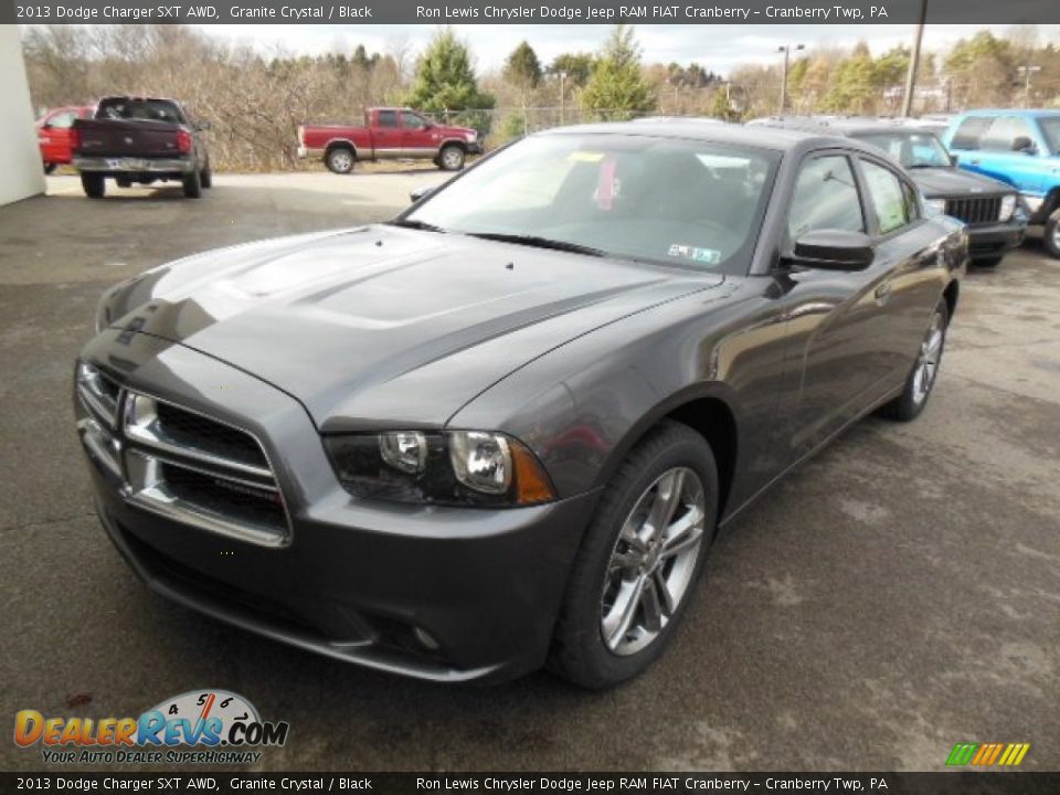 2013 Dodge Charger SXT AWD Granite Crystal / Black Photo #2
