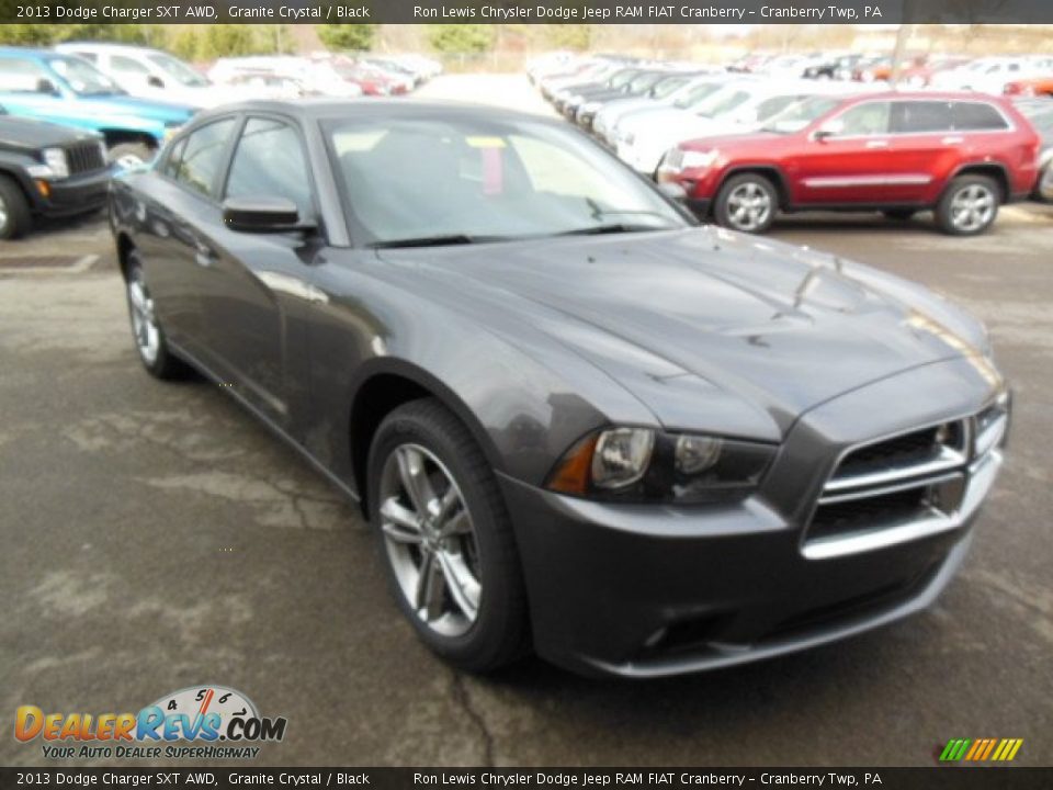 2013 Dodge Charger SXT AWD Granite Crystal / Black Photo #4