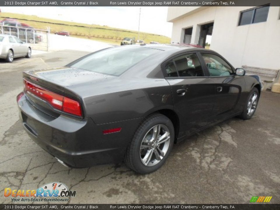 2013 Dodge Charger SXT AWD Granite Crystal / Black Photo #6