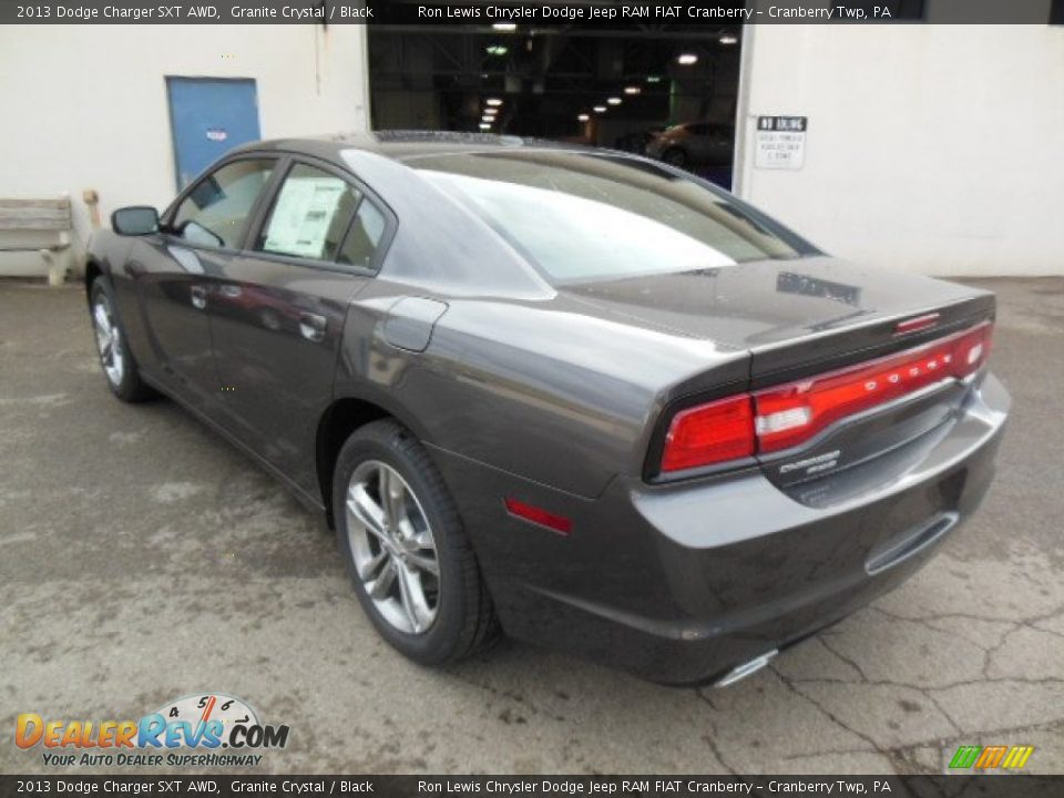 2013 Dodge Charger SXT AWD Granite Crystal / Black Photo #8