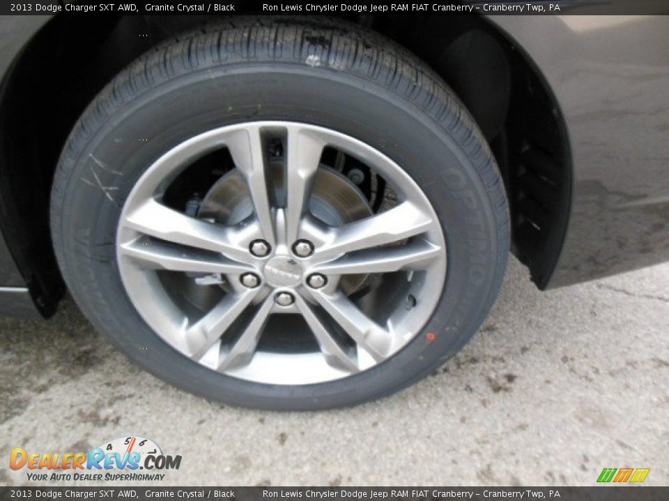 2013 Dodge Charger SXT AWD Granite Crystal / Black Photo #9