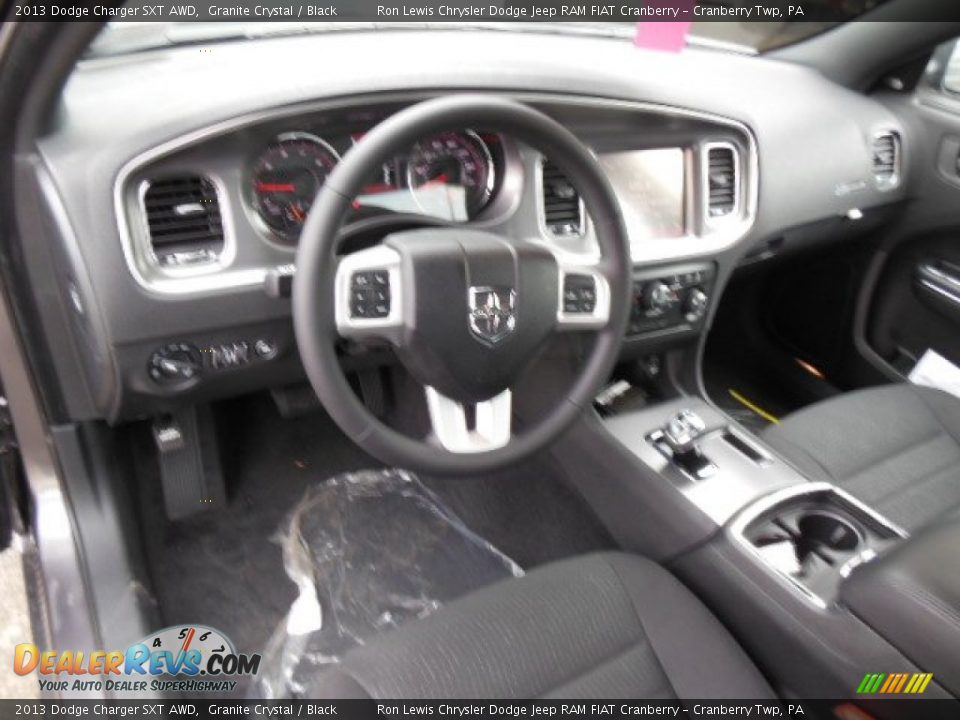2013 Dodge Charger SXT AWD Granite Crystal / Black Photo #10