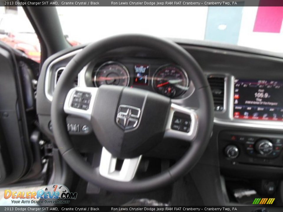 2013 Dodge Charger SXT AWD Granite Crystal / Black Photo #19