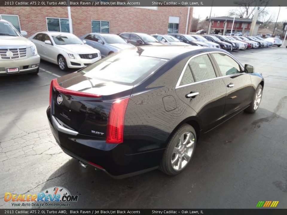2013 Cadillac ATS 2.0L Turbo AWD Black Raven / Jet Black/Jet Black Accents Photo #4