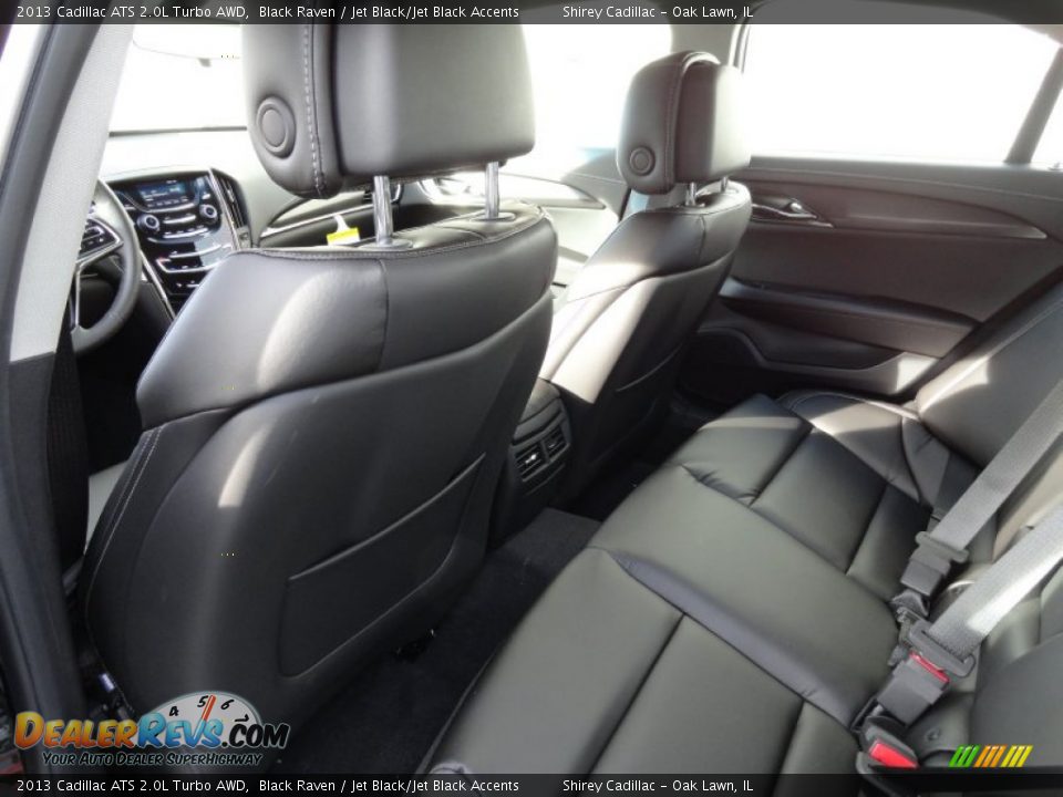 2013 Cadillac ATS 2.0L Turbo AWD Black Raven / Jet Black/Jet Black Accents Photo #11