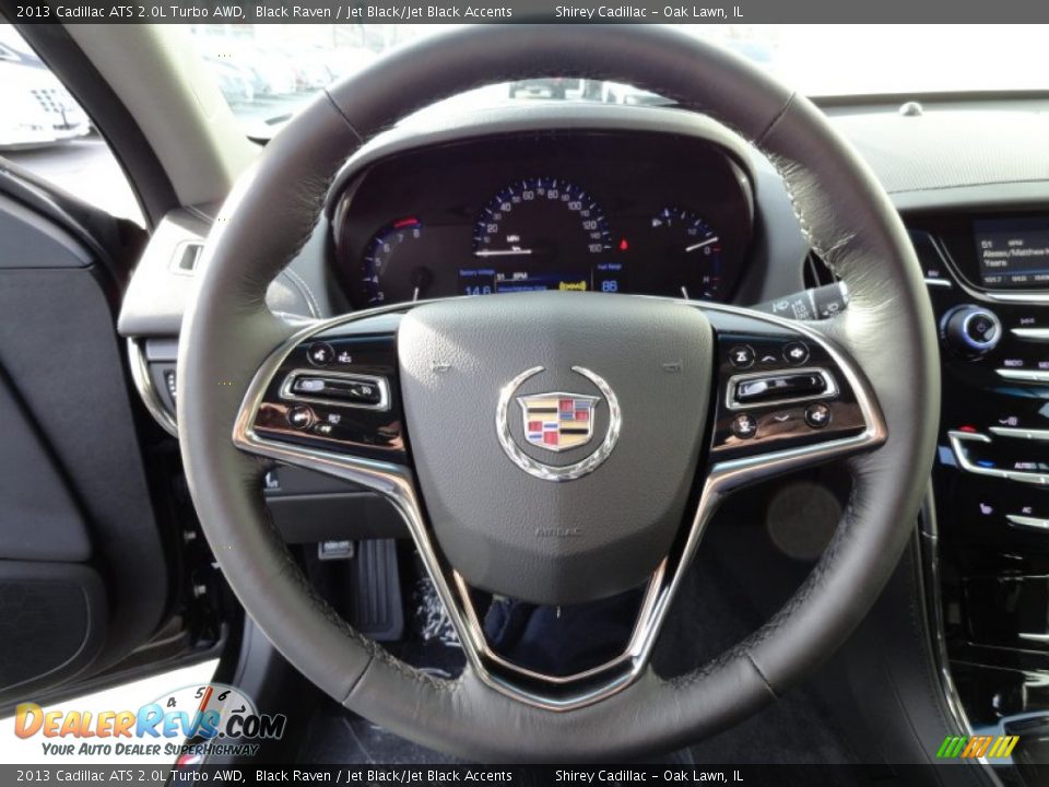 2013 Cadillac ATS 2.0L Turbo AWD Steering Wheel Photo #17