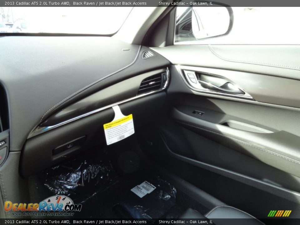 2013 Cadillac ATS 2.0L Turbo AWD Black Raven / Jet Black/Jet Black Accents Photo #20