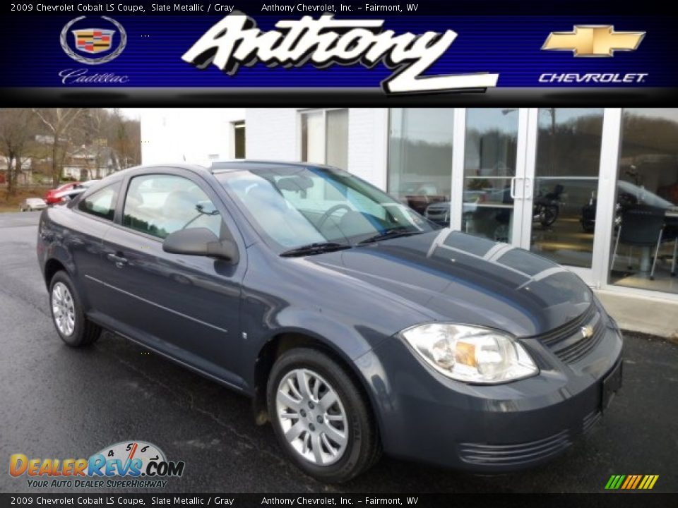 2009 Chevrolet Cobalt LS Coupe Slate Metallic / Gray Photo #1