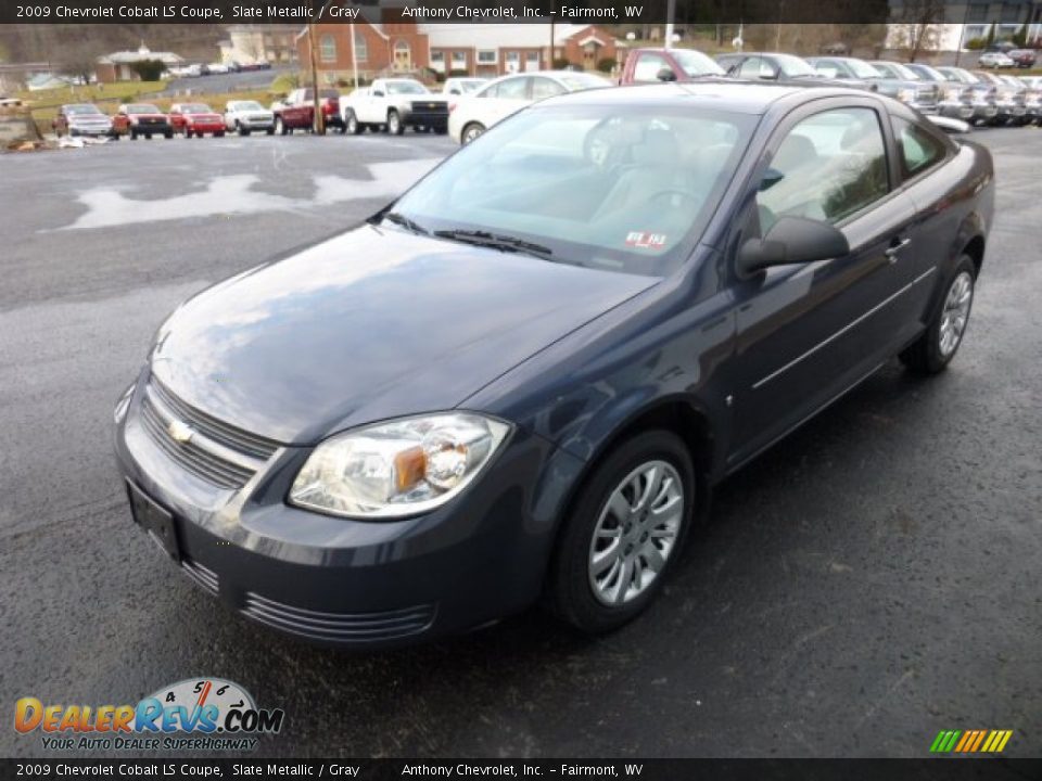 2009 Chevrolet Cobalt LS Coupe Slate Metallic / Gray Photo #3