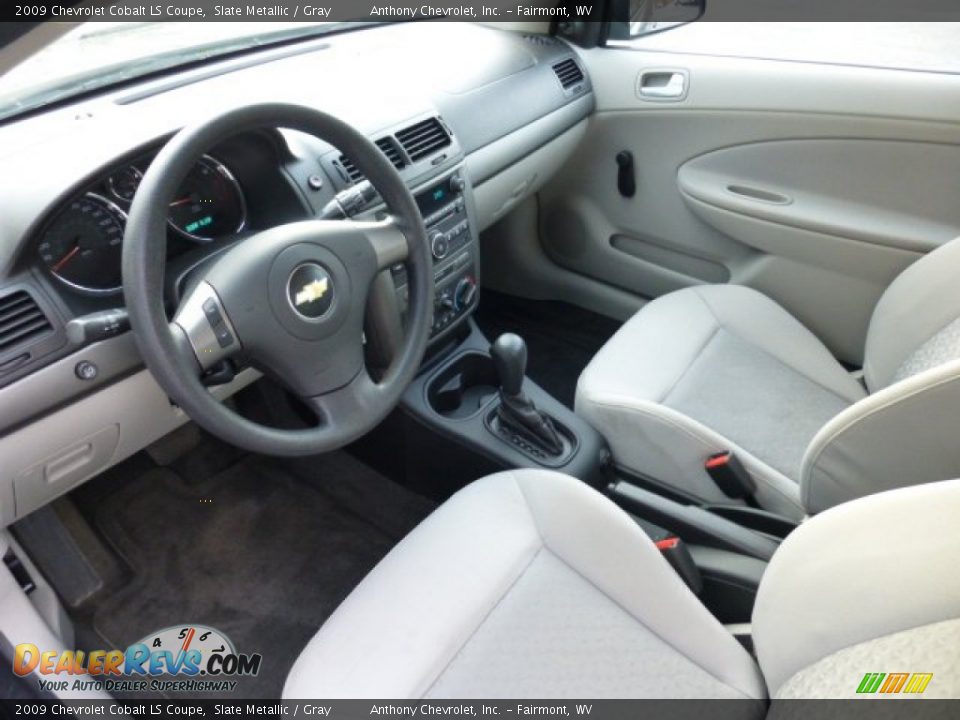 Gray Interior - 2009 Chevrolet Cobalt LS Coupe Photo #15
