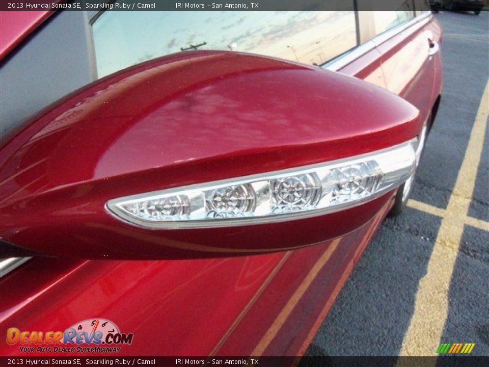 2013 Hyundai Sonata SE Sparkling Ruby / Camel Photo #4