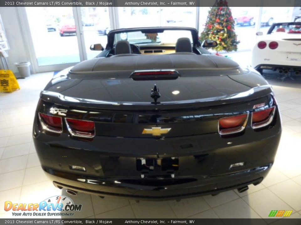 2013 Chevrolet Camaro LT/RS Convertible Black / Mojave Photo #6