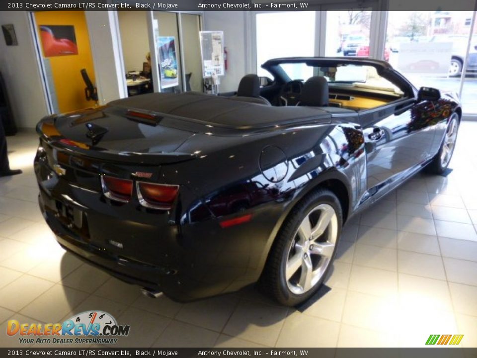 2013 Chevrolet Camaro LT/RS Convertible Black / Mojave Photo #7