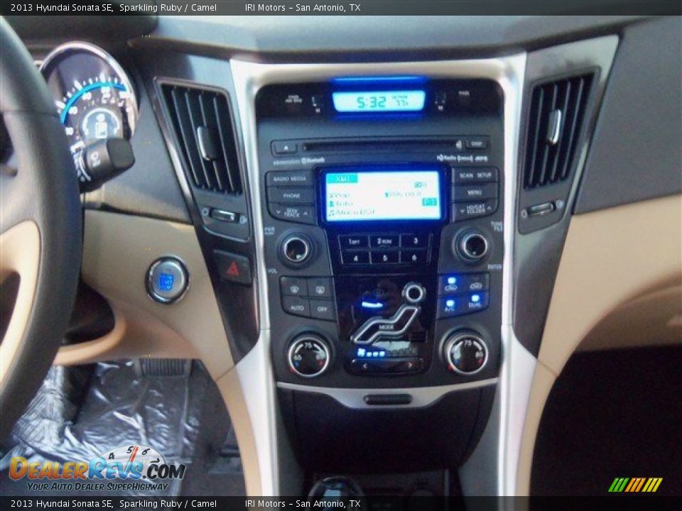 2013 Hyundai Sonata SE Sparkling Ruby / Camel Photo #15