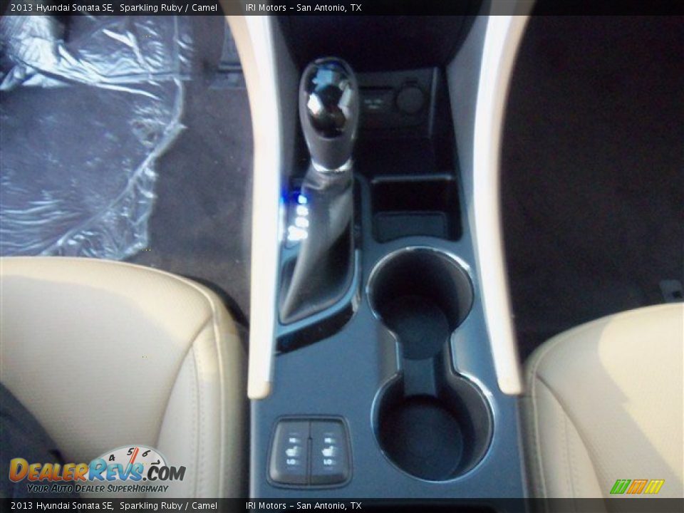 2013 Hyundai Sonata SE Sparkling Ruby / Camel Photo #16