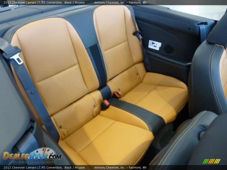 Rear Seat of 2013 Chevrolet Camaro LT/RS Convertible Photo #12