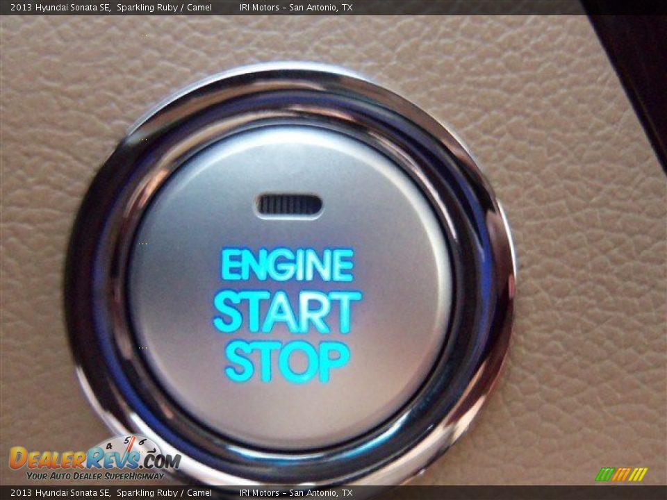 2013 Hyundai Sonata SE Sparkling Ruby / Camel Photo #17