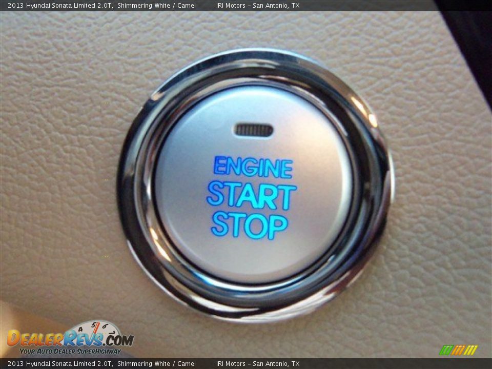 2013 Hyundai Sonata Limited 2.0T Shimmering White / Camel Photo #17