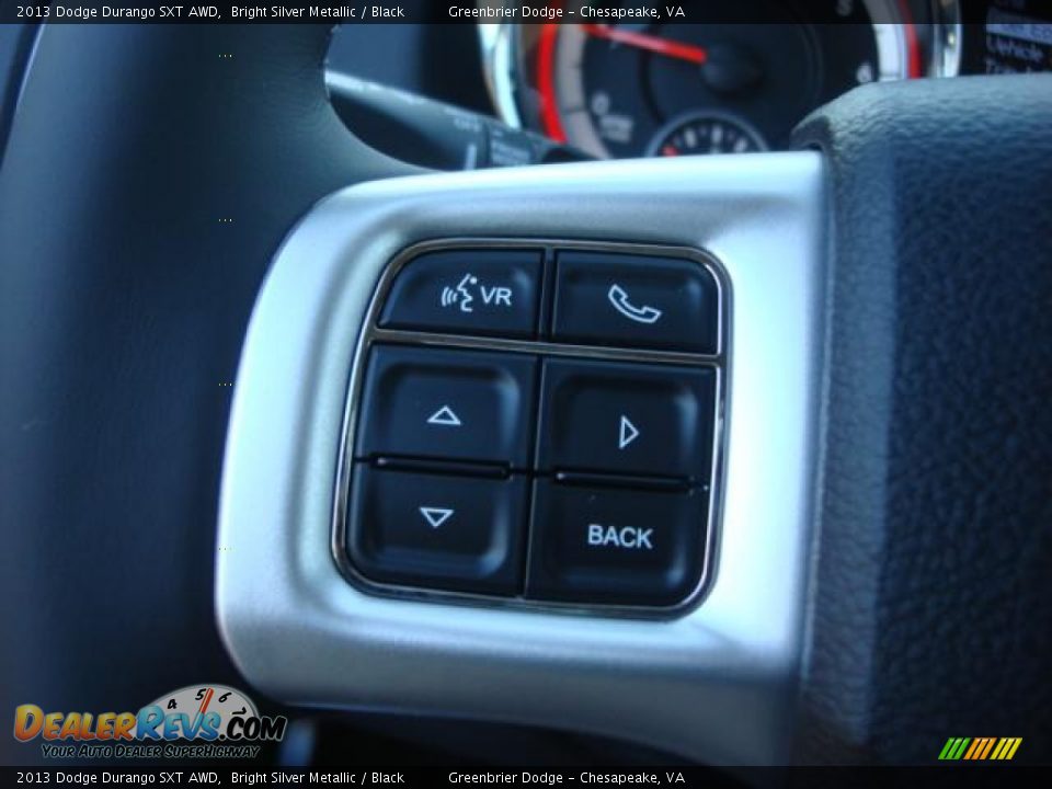 2013 Dodge Durango SXT AWD Bright Silver Metallic / Black Photo #10