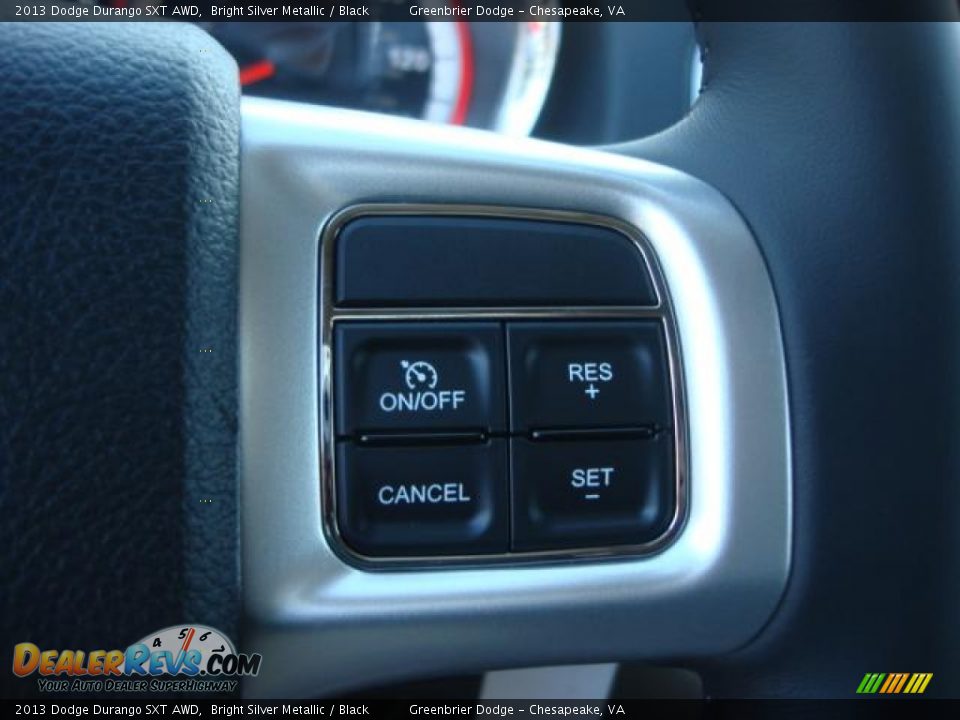 2013 Dodge Durango SXT AWD Bright Silver Metallic / Black Photo #11